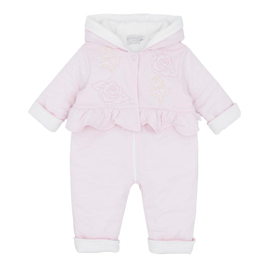 Pastels & Co Girls Layette Hooded Pram Suit AW25 Lara
