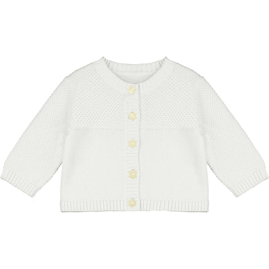 Emile Et Rose Unisex Baby Knit Cardigan SS25 Cypress