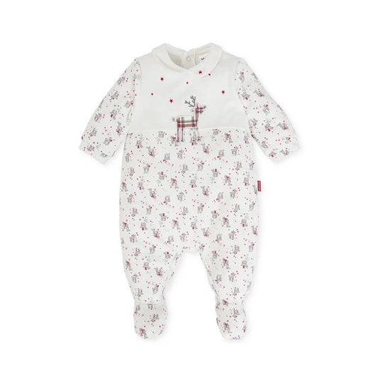 Tutto Piccolo Velour Baby Grow AW