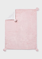 Mayoral Soft Blanket With Pom Detail AW25