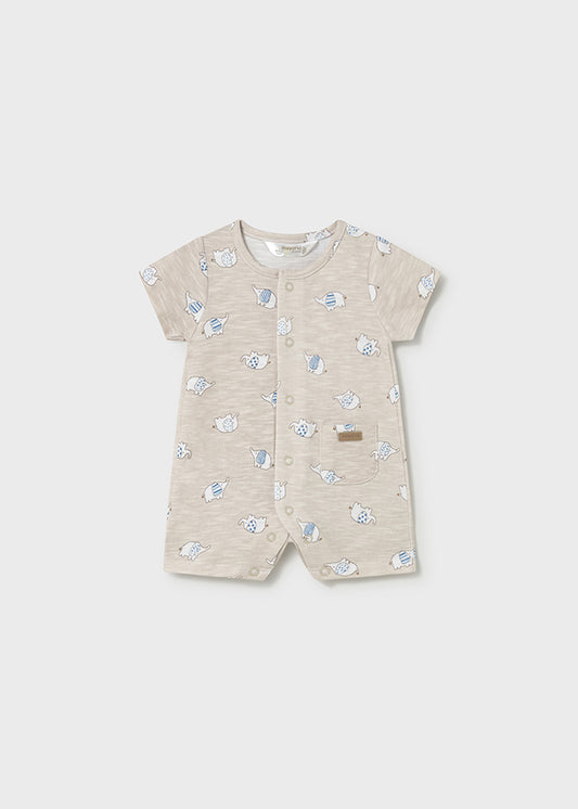 Mayoral Baby Beige Elephant Shortie SS26