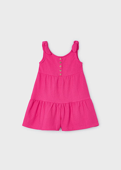 Mayoral Girls Jumpsuit in Fuchsia SS24