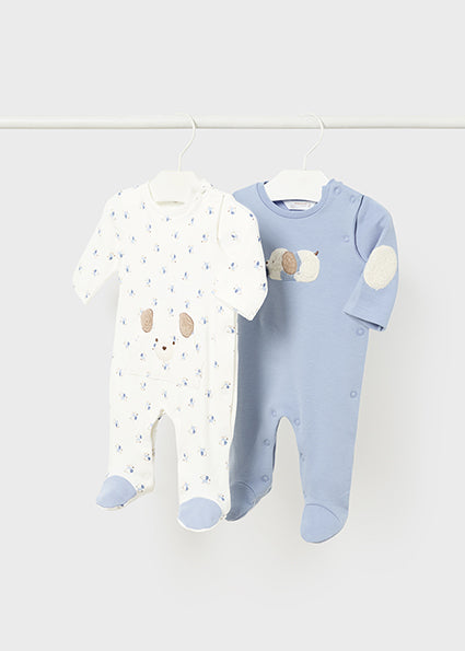 Mayoral Boys Babygrow Blue Print AW24