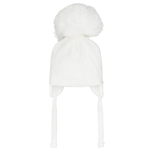 Pastels & Co Bobbie Fine Cable Knit Pom Pom Hat (Various Colours)