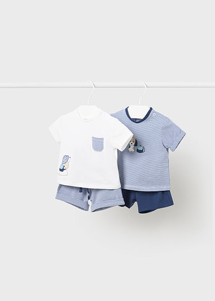 Mayoral Boys 4 Piece Shorts And T-Shirt Sets SS24