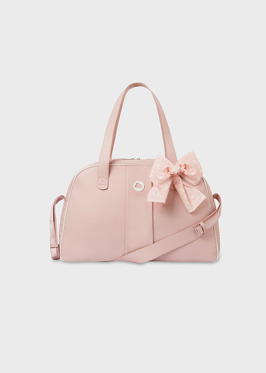 Mayoral Pink Bow Changing Bag AW25
