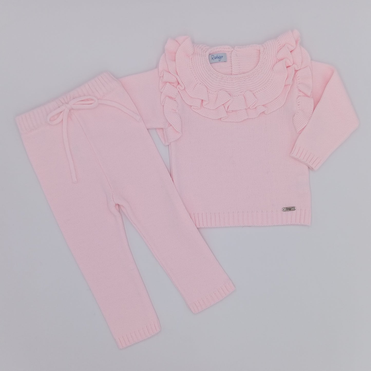 Rahigo Girls Ruffle Pink Tracksuit AW24