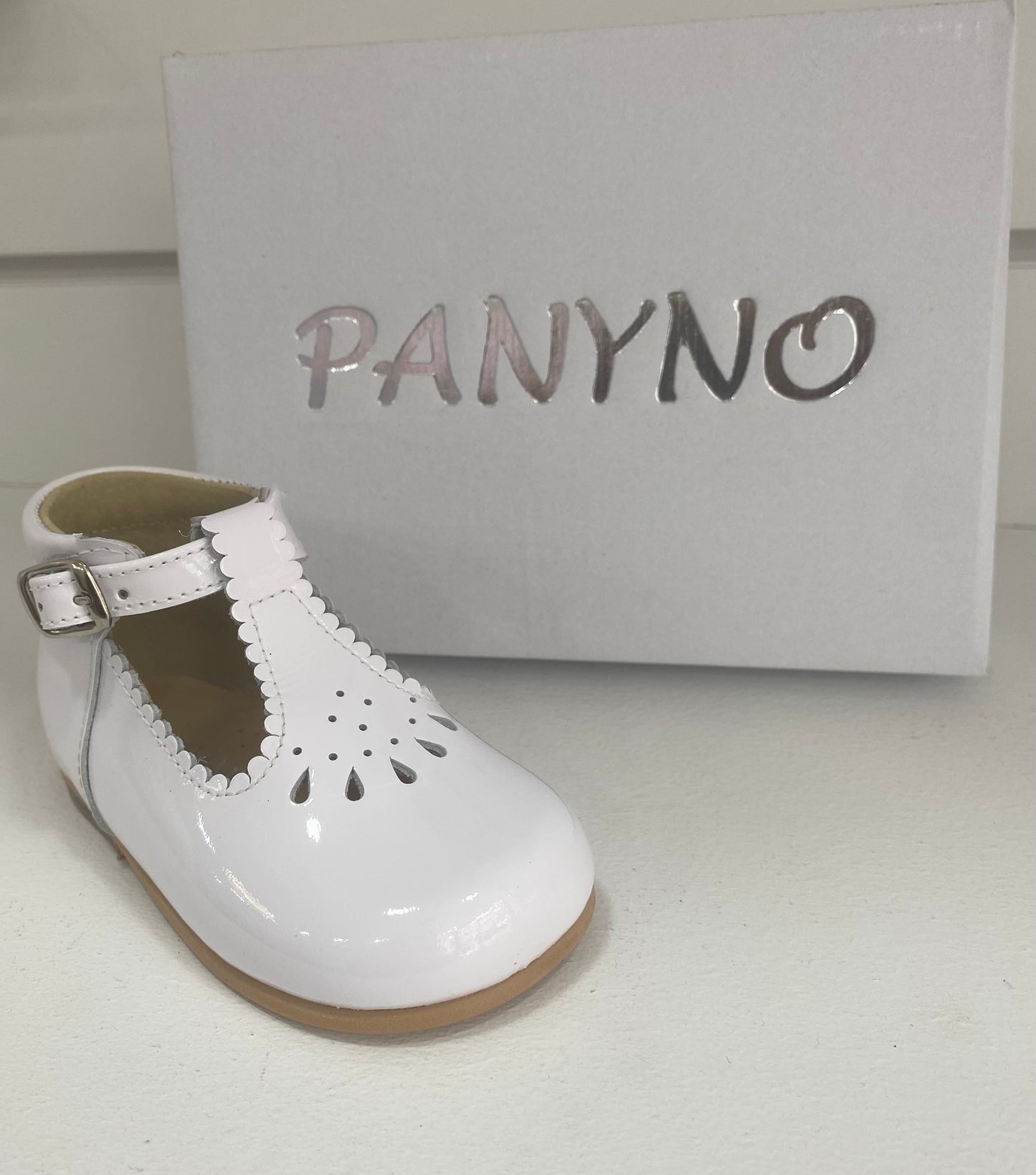 Panyno Girls White Shoes