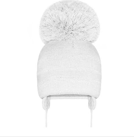 Pom Pom Envy Super Pom Hat with Ties (Various Colours)