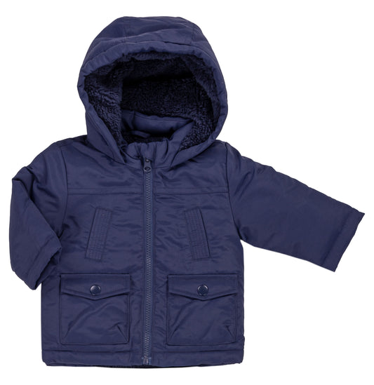 EMC Boys Navy Fur Lined Jacket AW25