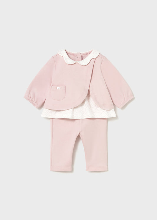 Mayoral Baby Girl Pink Legging Set AW25