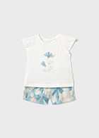Mayoral Girls Printed Short Set SS25