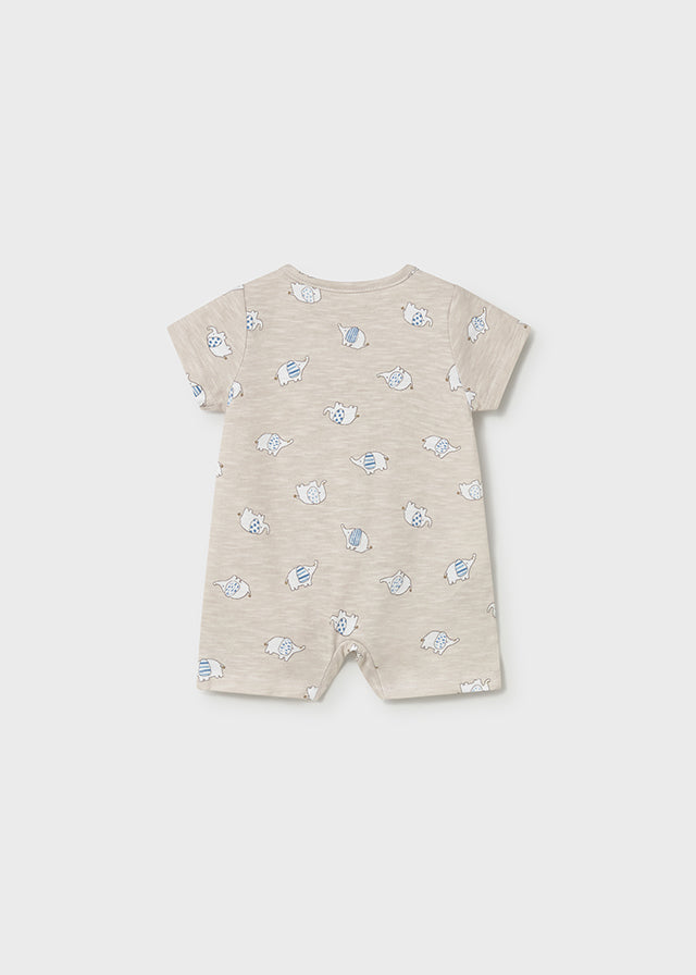 Mayoral Baby Beige Elephant Shortie SS26