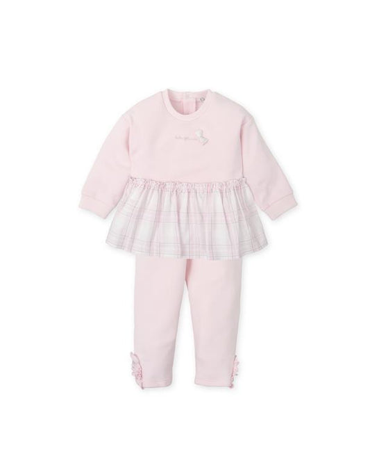 Tutto Piccolo Girls 2 Piece Check Legging Set AW24