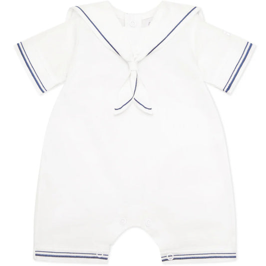 Emile Et Rose Boys Linen Sailor Suit and Hat SS25 Jaden