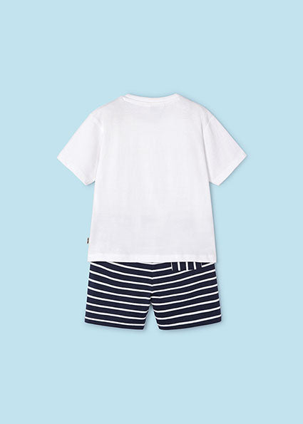 Mayoral Boys Striped Short Set SS24