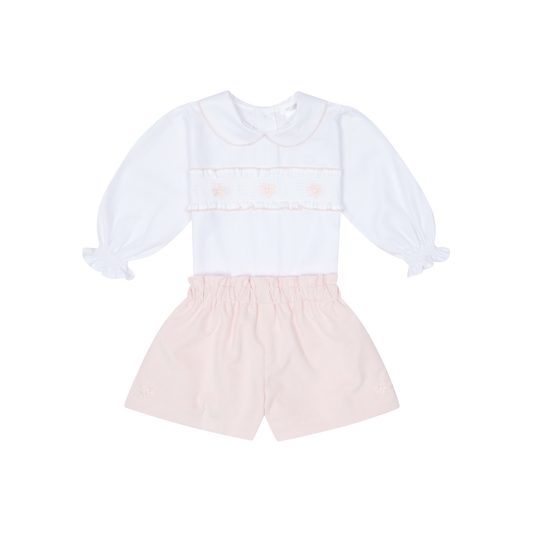 Deolinda Girls Cord Shorts And Blouse Set Joan AW25
