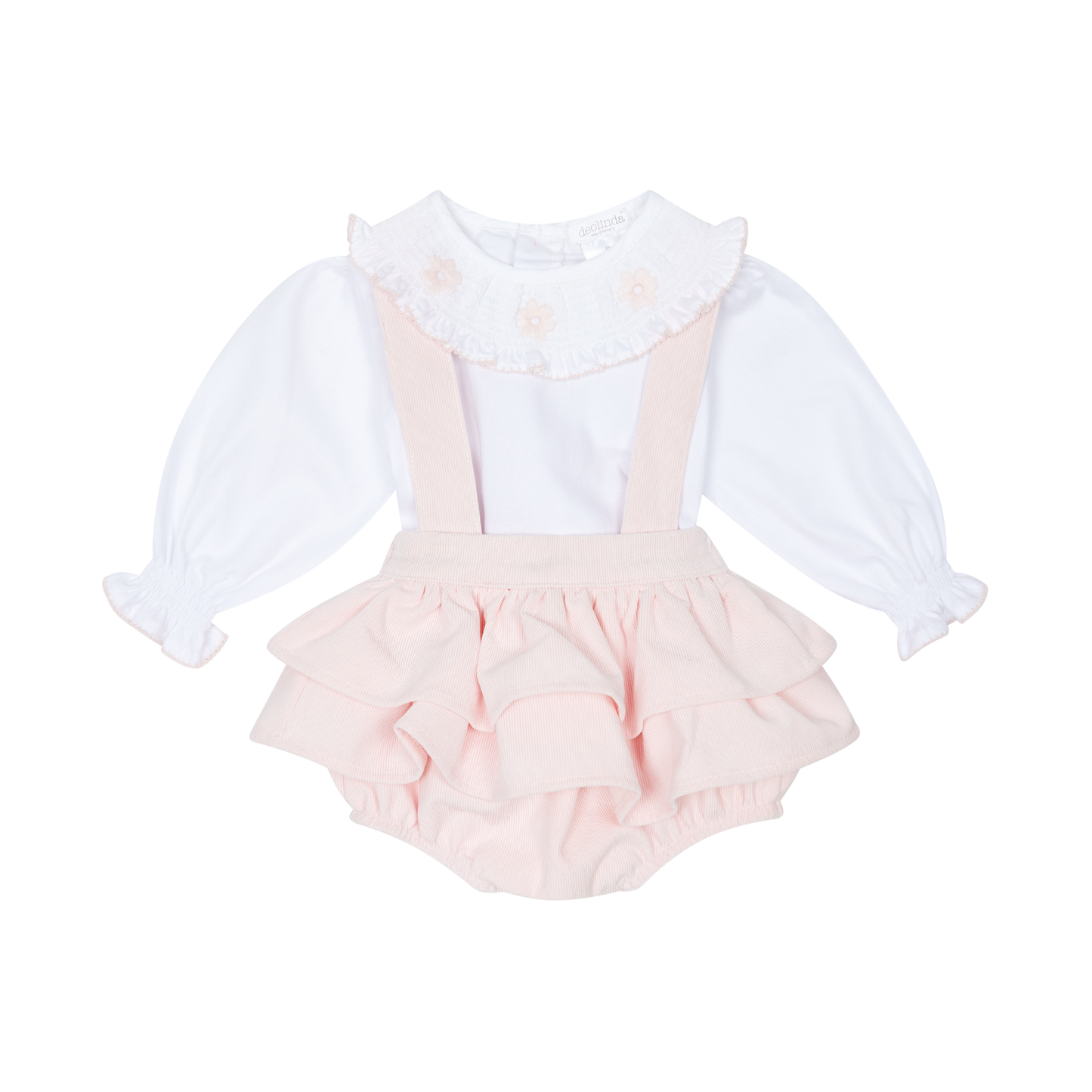 Deolinda Girls Bloomer Set With Straps Joan AW25