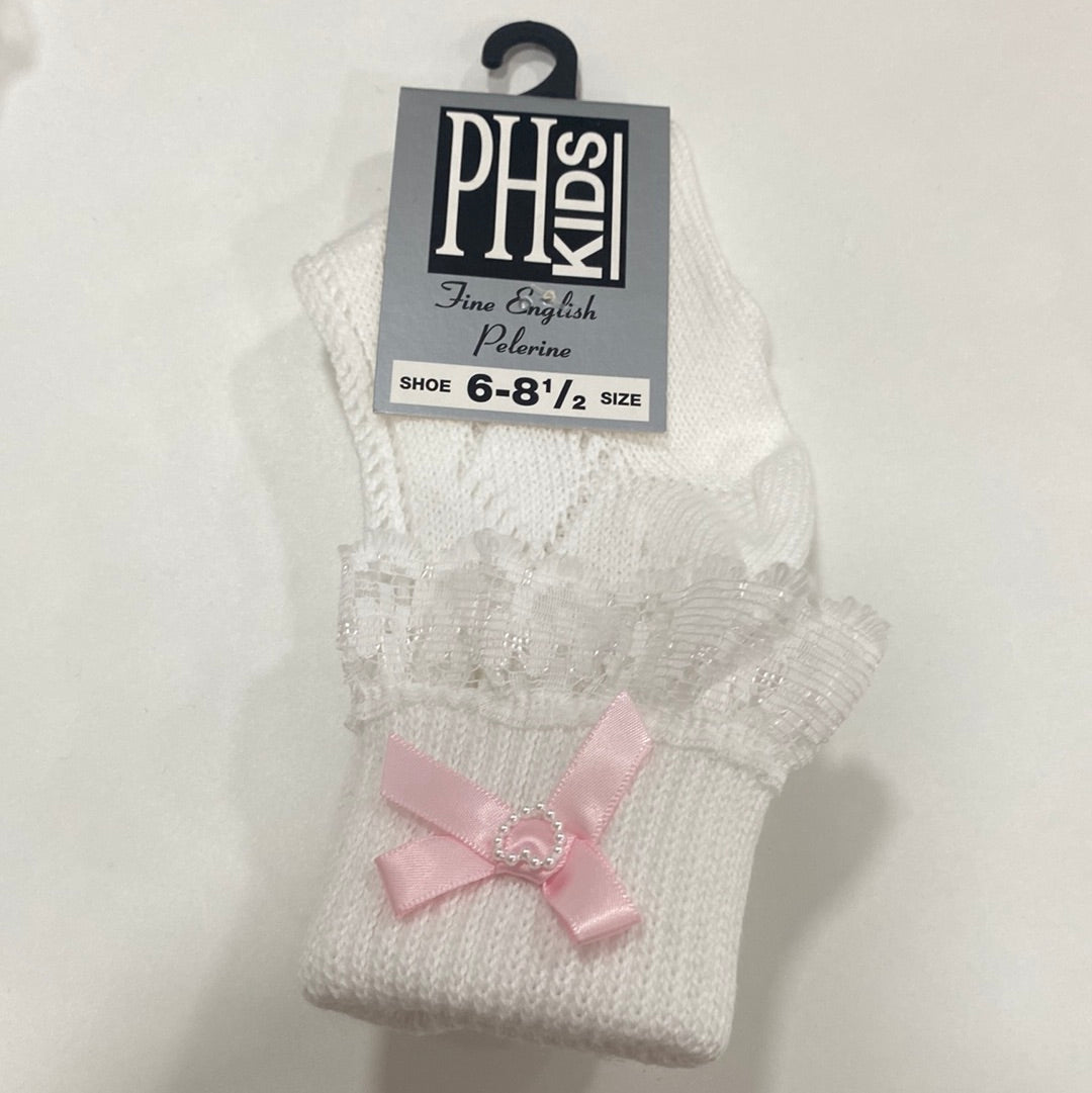 Harvey Sox Girls Pelerine With Lace (Various Styles)