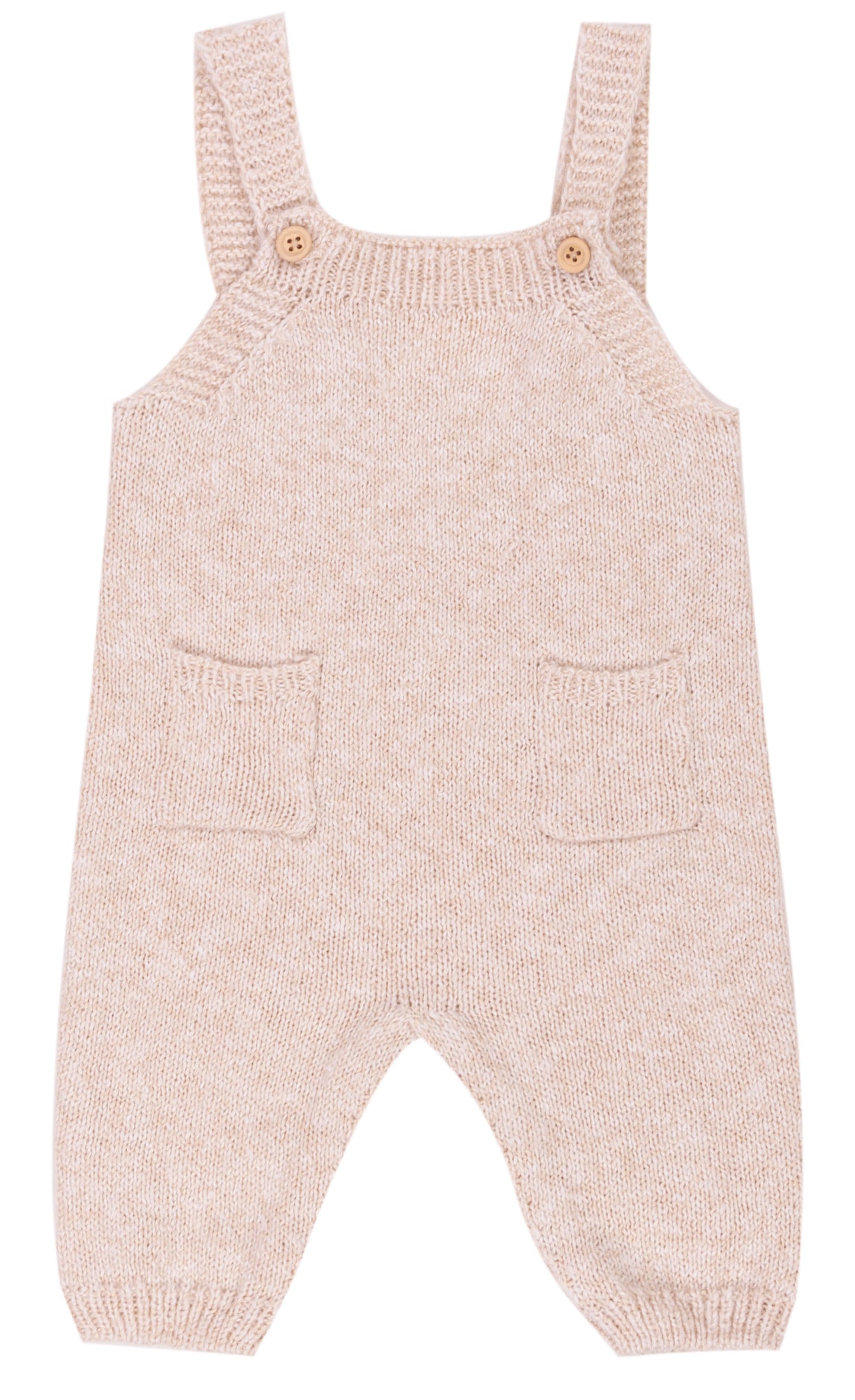 EMC Unisex Knitted Beige Dungarees AW25