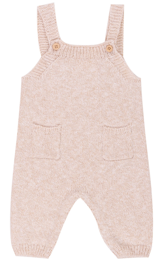 EMC Unisex Knitted Beige Dungarees AW25