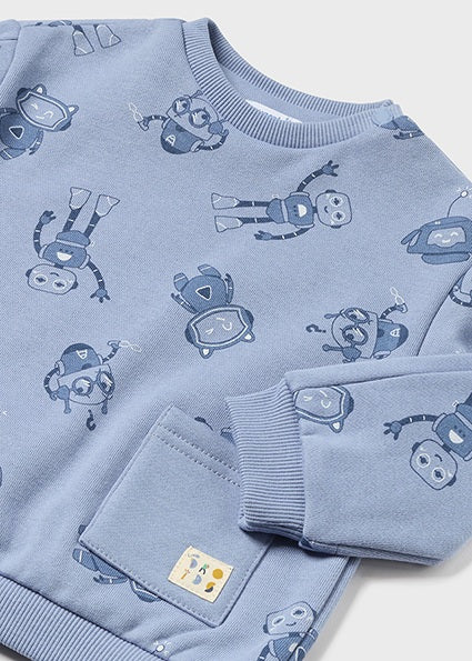 Mayoral Boys Printer Jumper & Trouser Set AW24