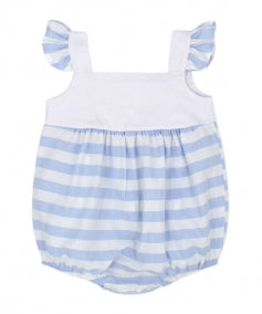 Rapife Girls Blue Stripe Romper SS24