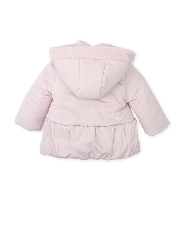 Tutto piccolo Girls Pink Jacket With Bows AW24