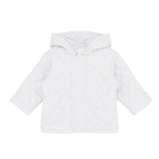 Amore Boys White Quilted Jacket AW25