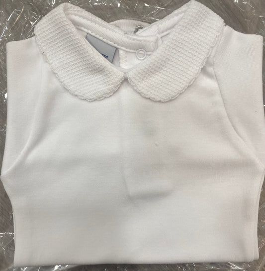 Babidu Short Sleeve Vest White