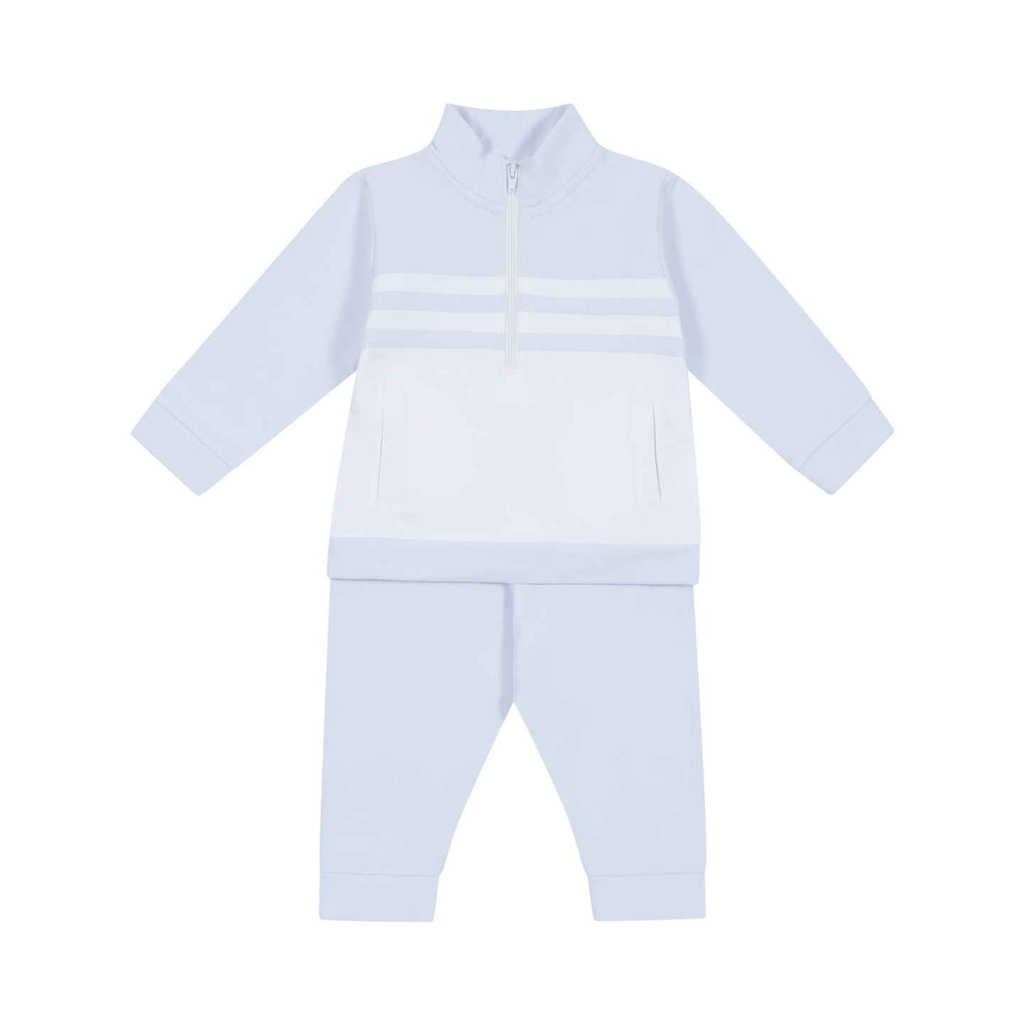 Deolinda Boys 1/2 Zip Tracksuit Sky Blue AW24