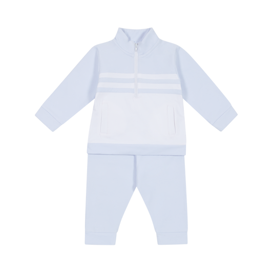 Deolinda Boys 1/2 Zip Tracksuit Sky Blue AW24