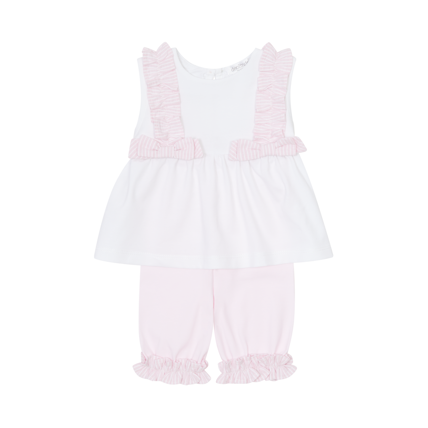 Deolinda Girls Pink/White Legging Set (Tina) SS25