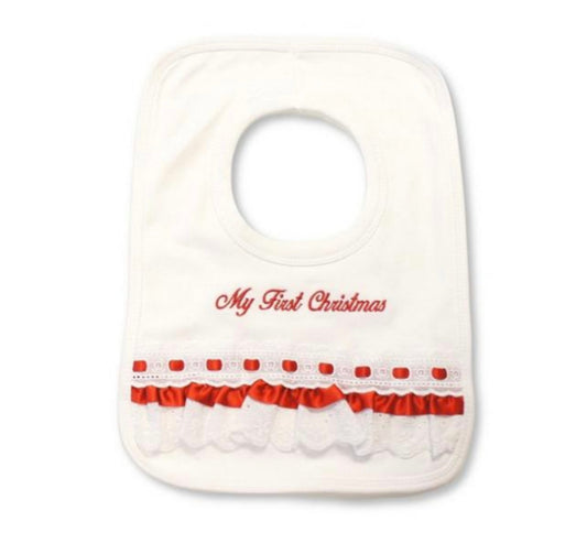 Nursery Time My First Christmas Bib