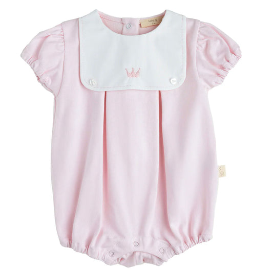 Baby Gi Girls Crown Romper SS25