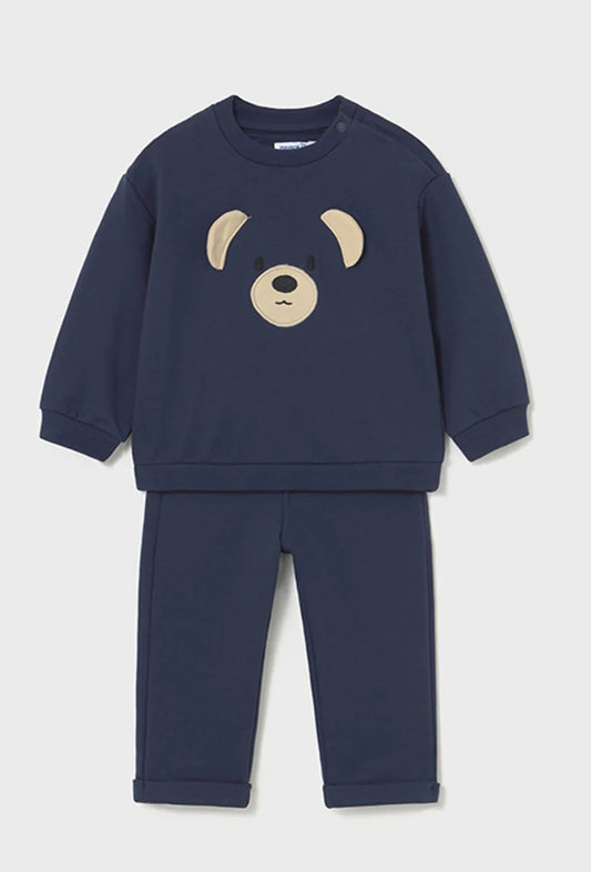 Mayoral Boys Navy Bear Tracksuit AW25