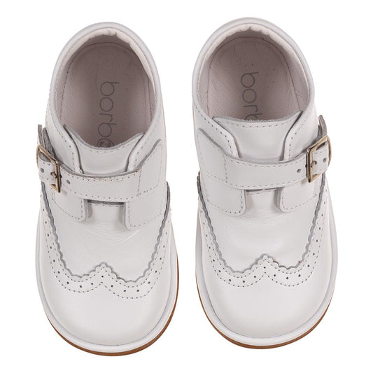 Borboleta Boys White Ankle Boot (Chico)
