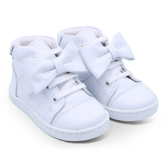 Borboleta Girls White Trainer Shoe (tatiana)