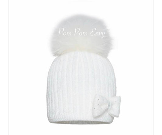 Pom Pom Envy Twinkle Bow Hat