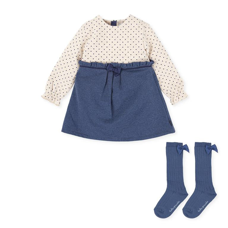 Tutto Piccolo Girls Dress and Socks AW
