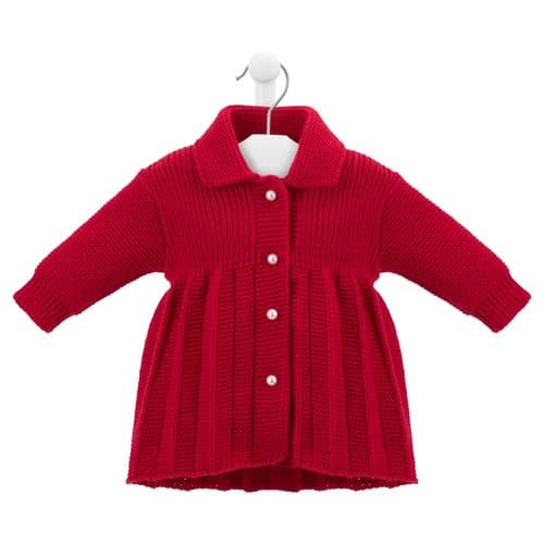 Dandelion Red Knitted Cardigan