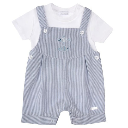 Amore Boys Striped Dungaree Set SS24