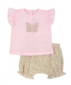 Rapife Girls Pink Top And Bloomer Set SS24