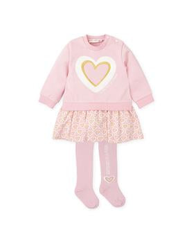 Agatha Ruiz De La Prada Pink Dress And Tights AW24