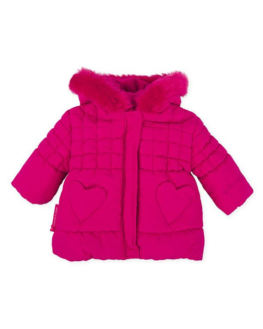 Agatha Ruiz De La Prada Baby Girls Pink Coat AW25