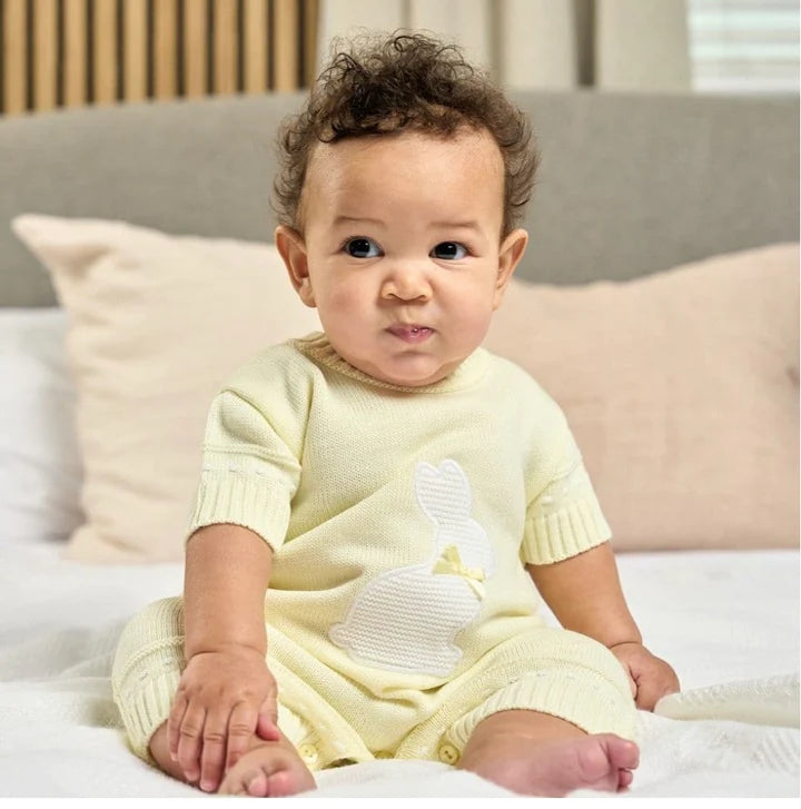 Dandelion Lemon Bunny Romper