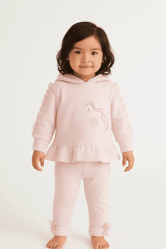 Tutto Piccolo Girls Hooded Jumper And Leggings Set AW25