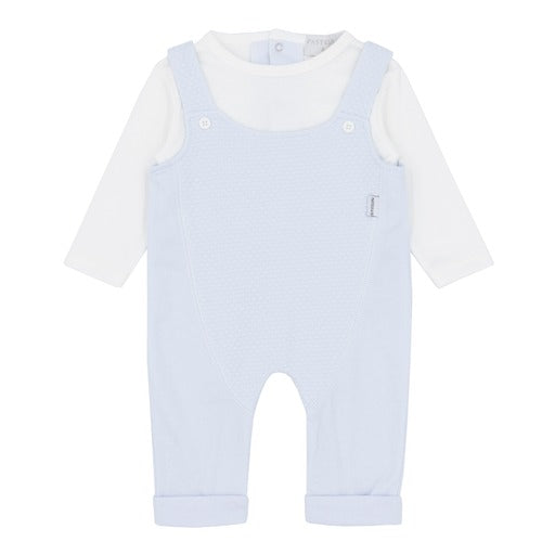 Pastels & Co Boys Layette Mock Dungaree Set AW25 Arran