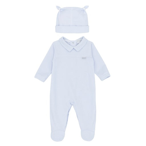 Pastels & Co Boys Layette Baby Grow With Hat AW25 Archie