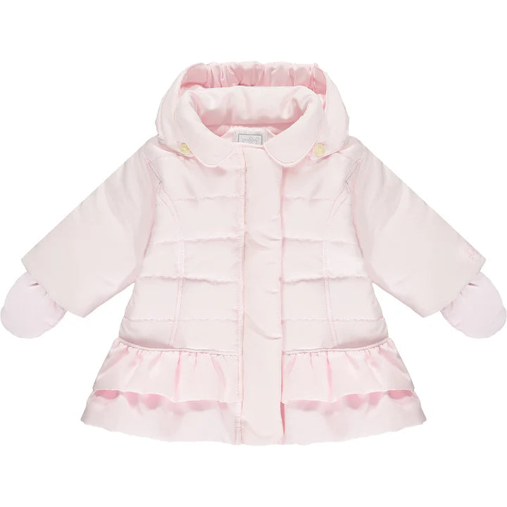 Emile Et Rose Girls Pink Jacket With Mitts Corina AW25